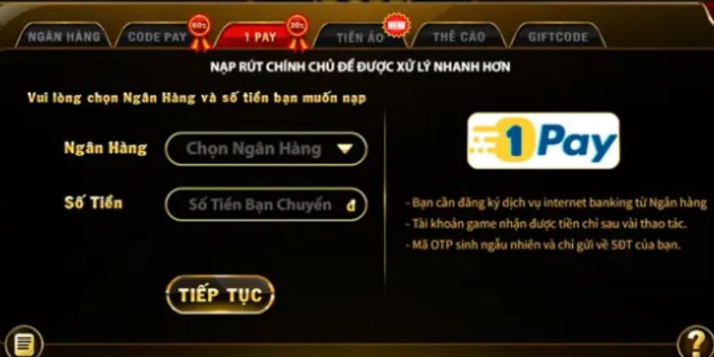 Nạp vốn trở nên đơn giản chỉ với 6 bước cần thực hiện như trên