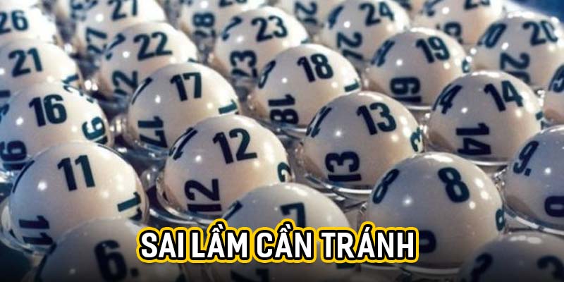 Sai lầm cần tránh 