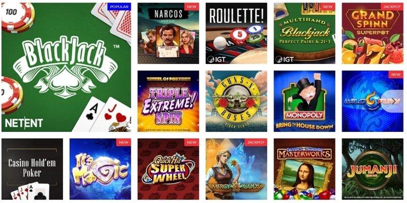 Danh sách game hot tại casino 7M