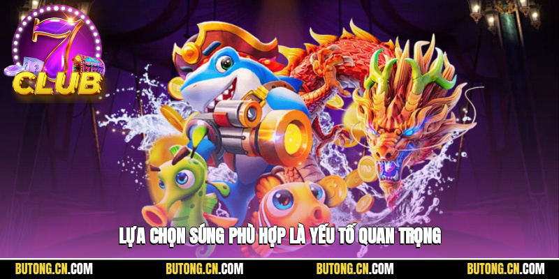 Lựa chọn súng phù hợp là yếu tố quan trọng để săn cá hiệu quả