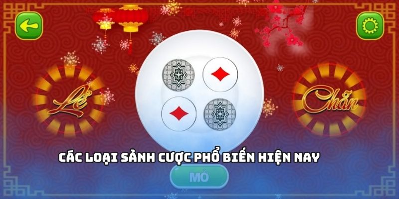 Những sảnh xóc đĩa casino phổ biến