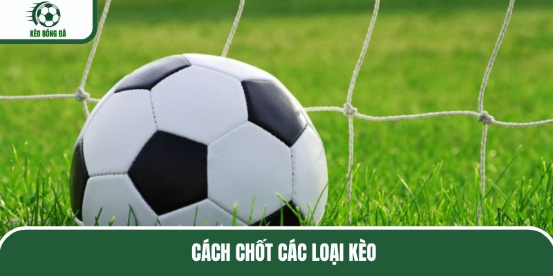 Bật mí cách chốt các loại kèo bóng đá chuẩn